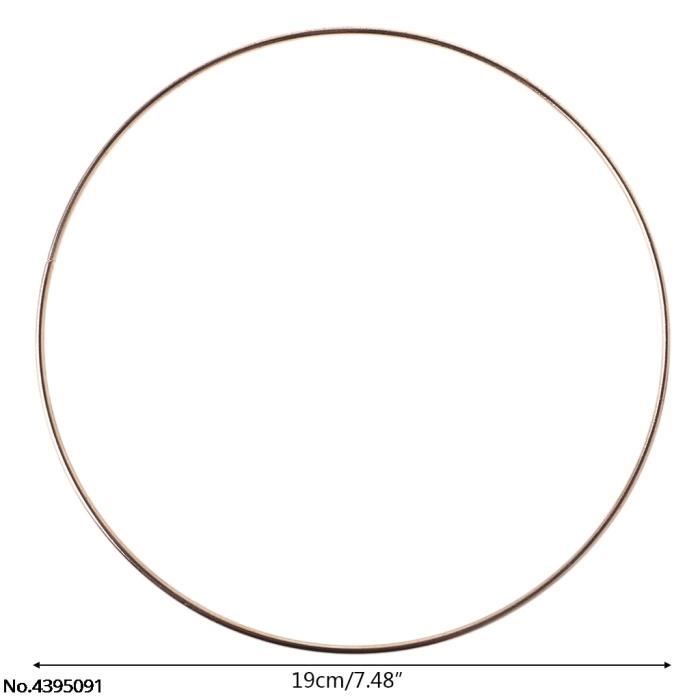 Cercle Attrape Reve, 10 Pièces Cercle Metal, 10 cm Anneau Attrape Rêve, DIY Le Cercle de Fer, Cerceau Decoration Convient pour Capteur de Rêves Couronne Florale DIY Mariage Décoration Murale (Or