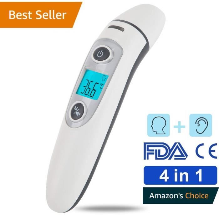 INN® Thermometre Frontal Bébé Thermomètre Infrarouge pour Fièvre, 3-en-1 Termometre Médical pour Enfants et Adultes - Puériculture & Eveil bébé INN® Thermometre Frontal Bébé Thermomètre Infrarouge pour Fièvre, 3-en-1 Termometre Médical pour Enfants et Adultes - Puériculture & Eveil bébé