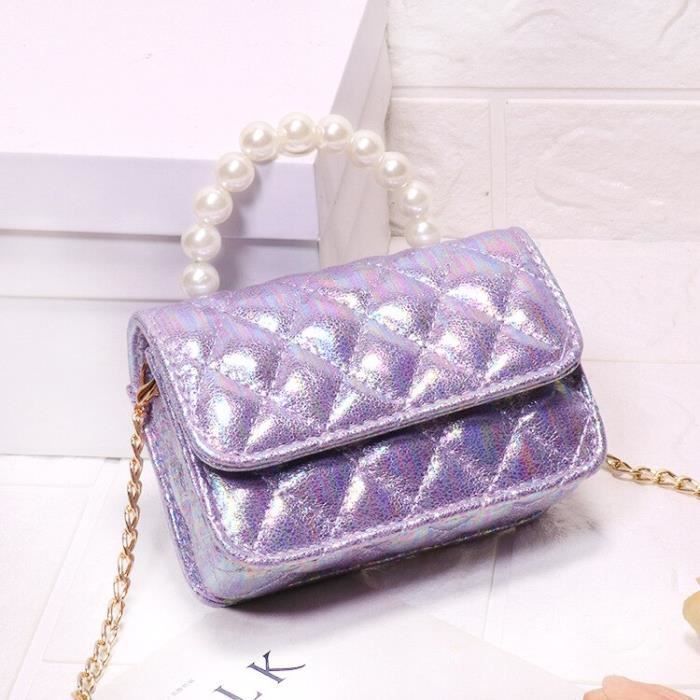 Sac main Mini pochette en cuir pour enfants joli sac