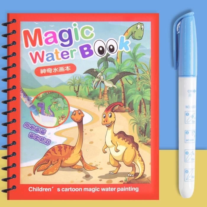Livre de Dessin de l'eau - Magic Water Book - 6 Pièces - Réutilisable - 6 Stylos - Enfants - Jeux - Jouets Livre de Dessin de l'eau - Magic Water Book - 6 Pièces - Réutilisable - 6 Stylos - Enfants - Jeux - Jouets