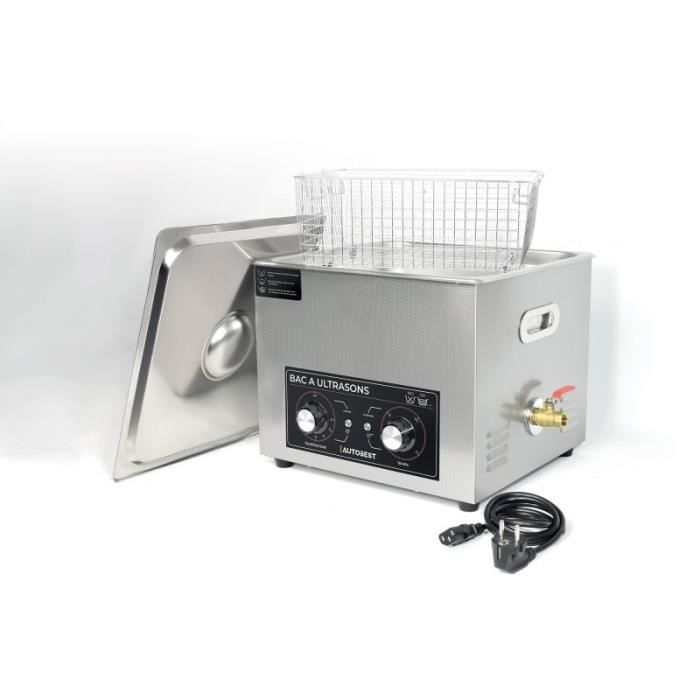 Nettoyeur à Ultrasons, Appareil Nettoyeur Domestique 600ML Bac en Acier  Inoxydable, Nettoyeur Ultrasonique avec Panier VGT800 - Cdiscount  Electroménager