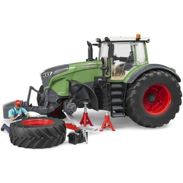 tracteur fendt avec remorque bruder