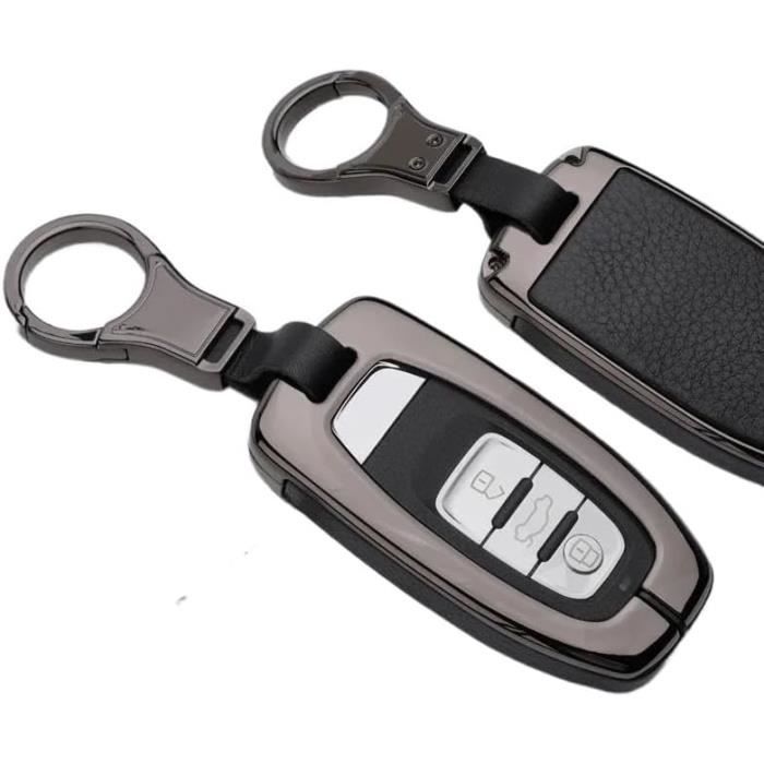 Erato Coque de clé de Voiture pour Dacia Sandero 3/Stepway 3 III/Dacia Jogger 2021 2022 2023 2024, Dacia Sandero Stepway 3, Accessoires Dacia Sandero 3, Gel de silice TPU Souple, 4 Boutons (Argent