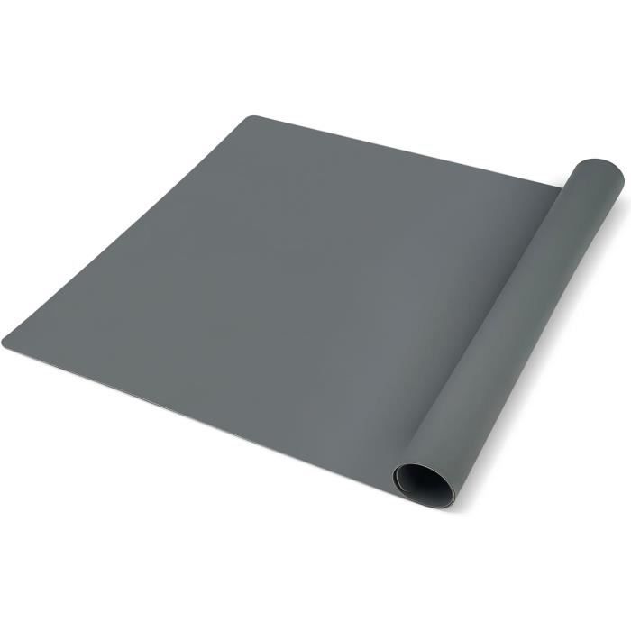 Tapis De Pâtisserie En Silicone 70x50 Cm - Antidérapant Avec Marques De Mesure Et 3 Grattoirs - Réutilisable, Anti-Adhésif - 5