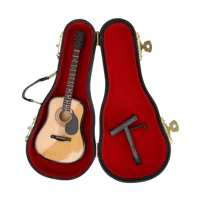 Réplique Miniature De Guitare Jim Root - Ornement Décoratif Fait Main Avec Support - 25 Cm - Cadeau Pour Musiciens - 8