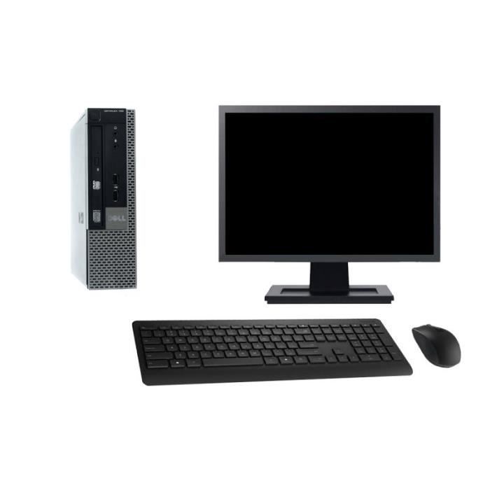 Ultra Mini PC Dell 790 USFF Ecran 27" i7-2600