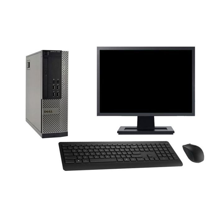 PC Dell 7020 SFF Ecran 27 Intel i7-4790 RAM 8Go Disque 500Go Windows 10 Wifi Reconditionné - Dell reconditionné disponible sur Cdiscount Seconde Vie