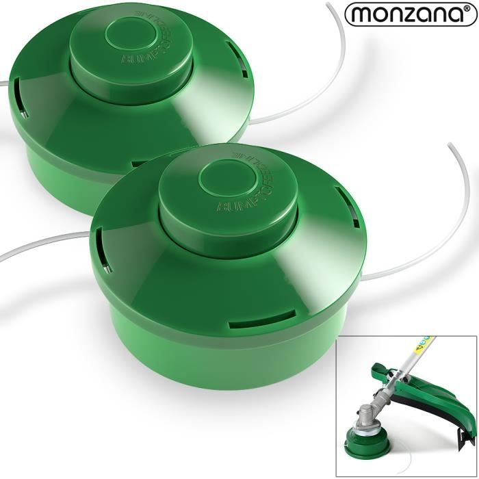 Monzana - 2x T&ecirc;te de coupe bobine 2 fils pour Outil multifonctions Coupe-bordures Jardin
