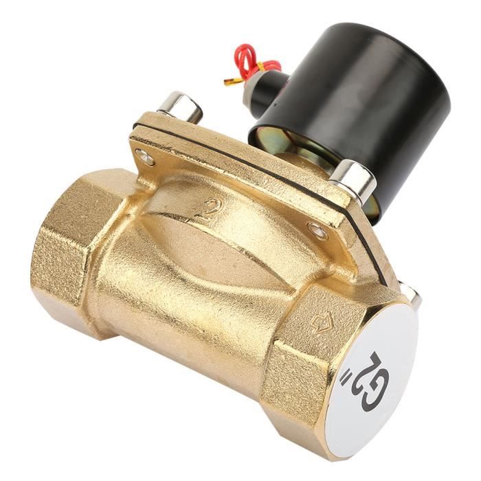 RHO-vanne d'eau électrique vanne électrique lectrovanne pilotée G3/8 à