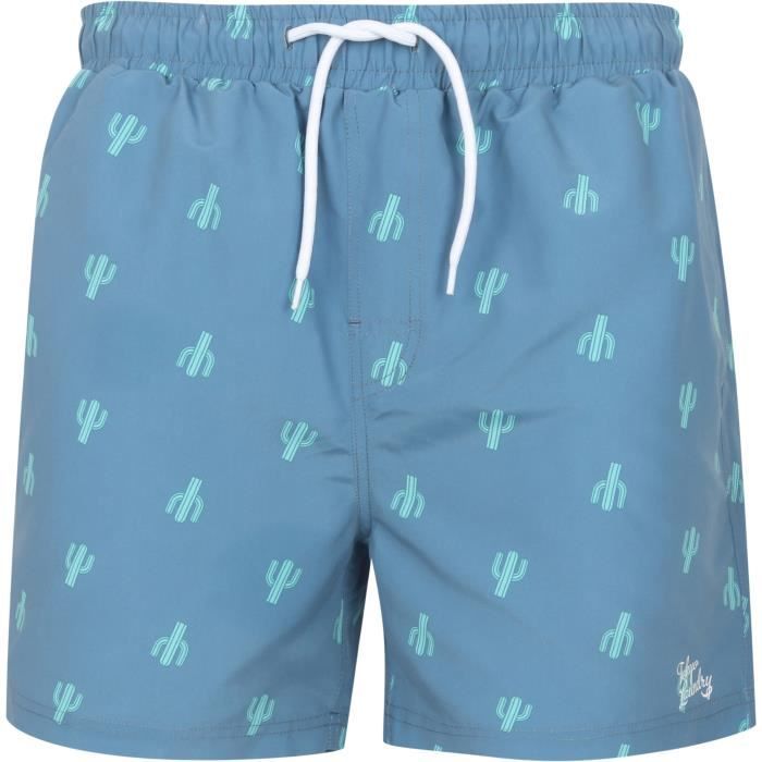 Short De Bain Homme Printe Cactus Blue Bleu Cdiscount Pret A Porter