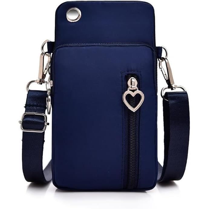 Petit Sac Téléphone Portable Femme Avec Prise Casque, Oxford