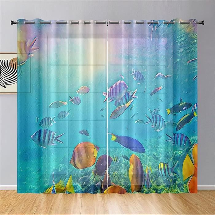 Paire De Rideaux Voile 60 X 120 Cm Sandras Emeraude - Voilage BUT