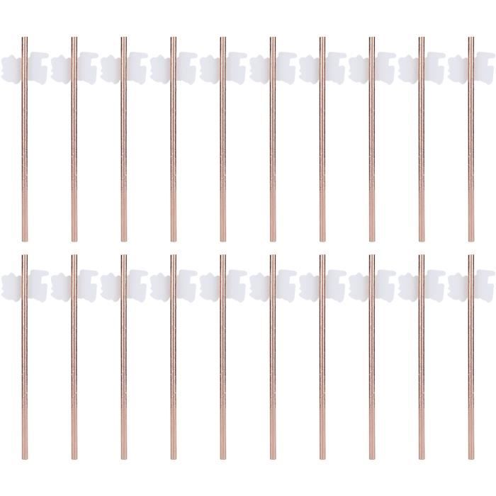 250 Pailles En Papier Noël - 6x19,7 Cm, 10 Motifs Festifs - Biodégradables, Pour Cocktails Et Fêtes
