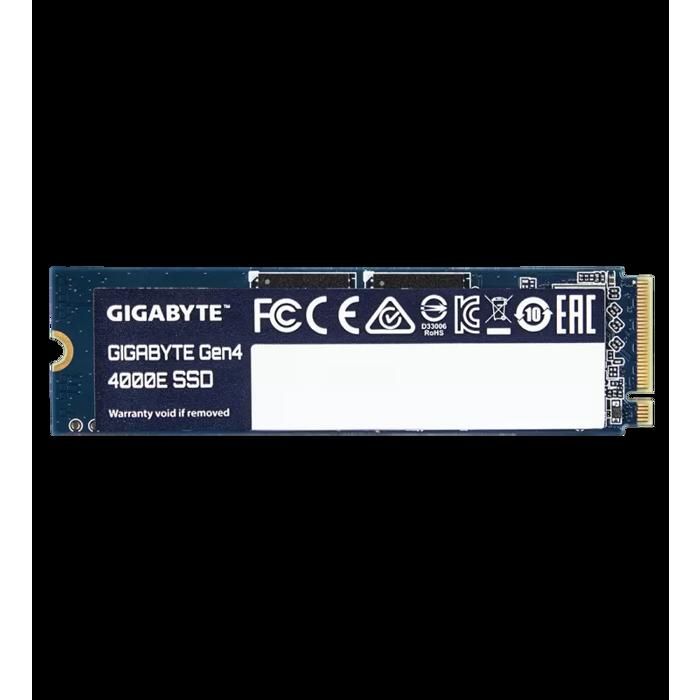 Disque SSD M.2 – GIGABYTE – 4000E – 500 Go – PCIe 4.0 x4 – NVMe 1.4