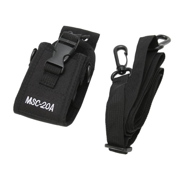 Housse Universelle Noire Pour Talkie-walkie - Étui De Protection Transport Radio