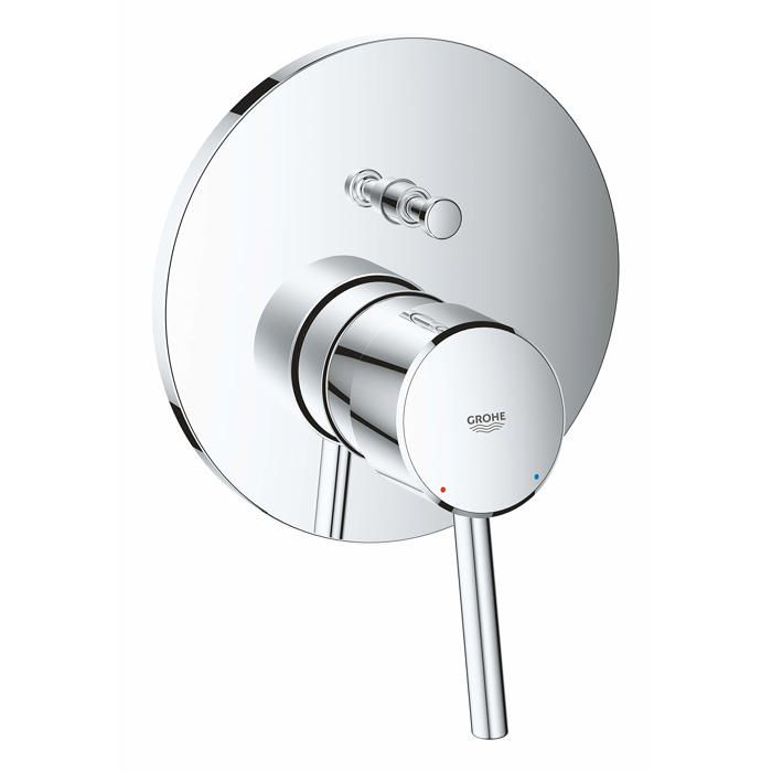 Mitigeur bain douche encastré GROHE 24054001 Chrome Métal Mural