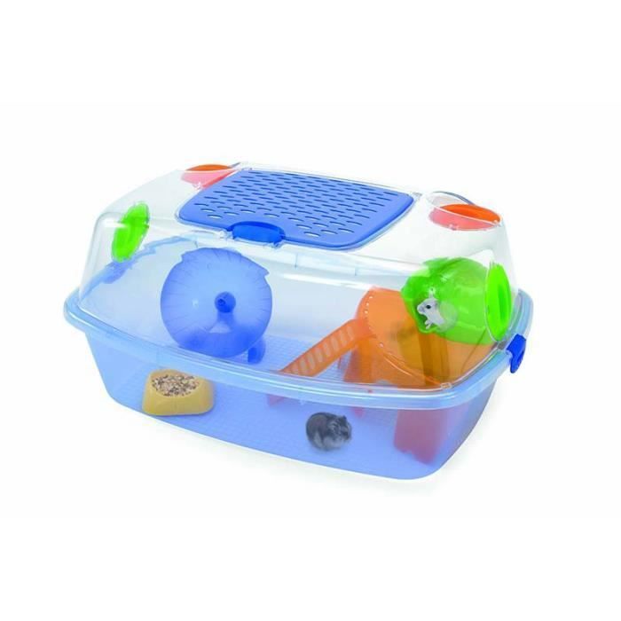 Meilleurs prix pour Cage pour hamster et souris - IMAC - Yo-Yo Plus - Bleu - Plastique - Intérieur