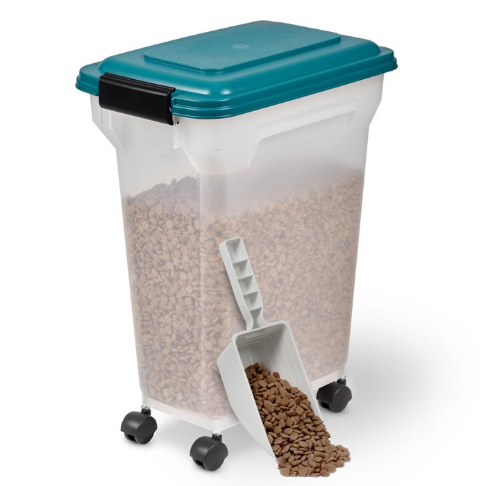 Comparer les prix de Conteneur de stockage d'aliments pour animaux - IRIS OHYAMA - ATS-M - Bleu sarcelle - 20 L/7,5 kg