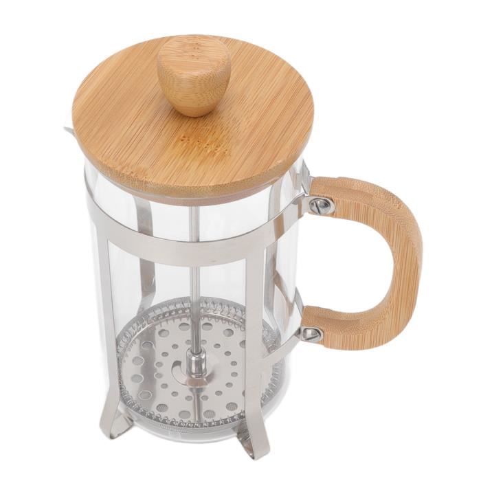 Cafetière Titane HUIOP 750ml - Presse Française Avec Couvercle - Pour Camping Et Plein Air