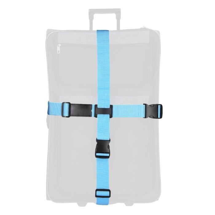 Croix Sangles Bagages Sangle de Voyage Valise Bagage Clipsable/ ,Blue,20-32 Pouces