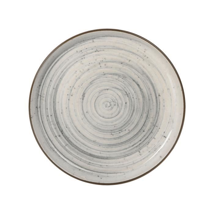 Assiette à Dessert La Mediterránea Horus Brillant 20 Cm - Service Élégant Et Raffiné