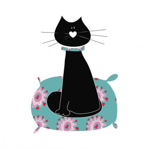 Tableau Enfant Deco Chambre Fille Chat Cosy Cat Blue Pillow Aluminium Dibond 20x20 Cm Achat Vente Tableau Toile Cdiscount