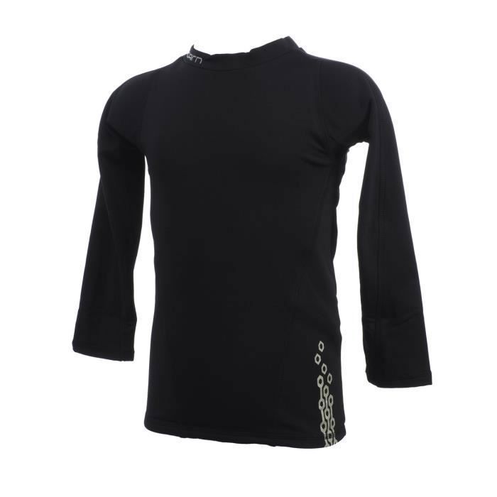 Sous v tements thermiques chauds pour enfant C warm top noir ml