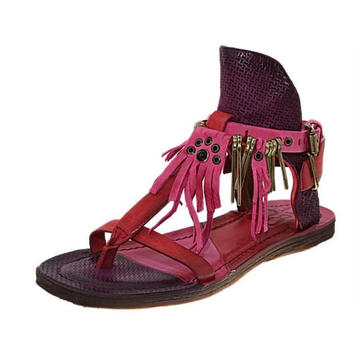 necklace Hinder graduate Sandales / nu pieds 534010 femme airstep - as98... Rouge - Cdiscount