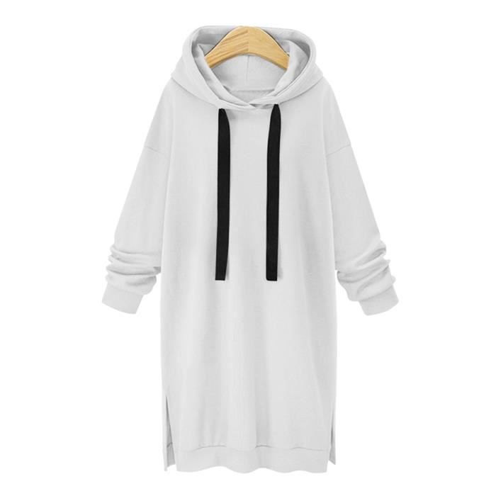 Robe Sweat Femme Sweat A Capuche Femme Pas Cher Automne Hiver
