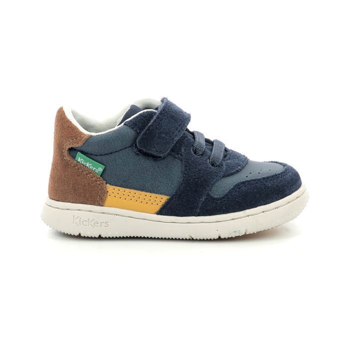 Kickers KICKERS Baskets basses Kickbuvar Marine noir camel