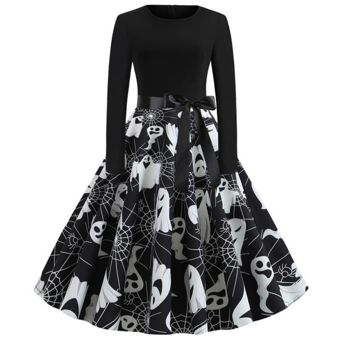 robe vintage manches longues