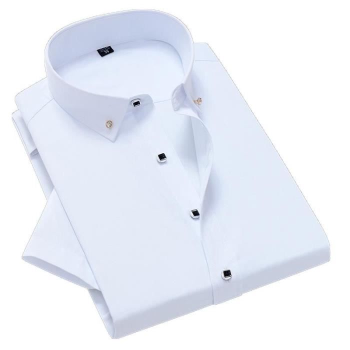 Chemise blanche col best sale boutonné