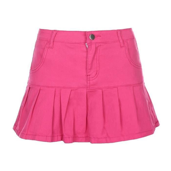 Jupe De Tennis Vintage Tail Années 90 – Mini Plissée Rouge Taille 8, Coupe Ligne A, état Excellent