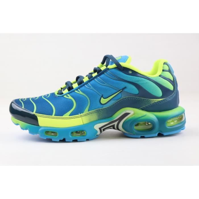Nike tn bleu vert clearance