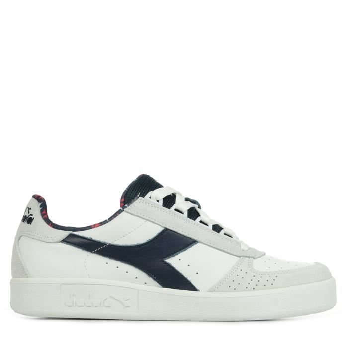 Baskets Diadora B.Elite MII Homme White classic navy Lacets