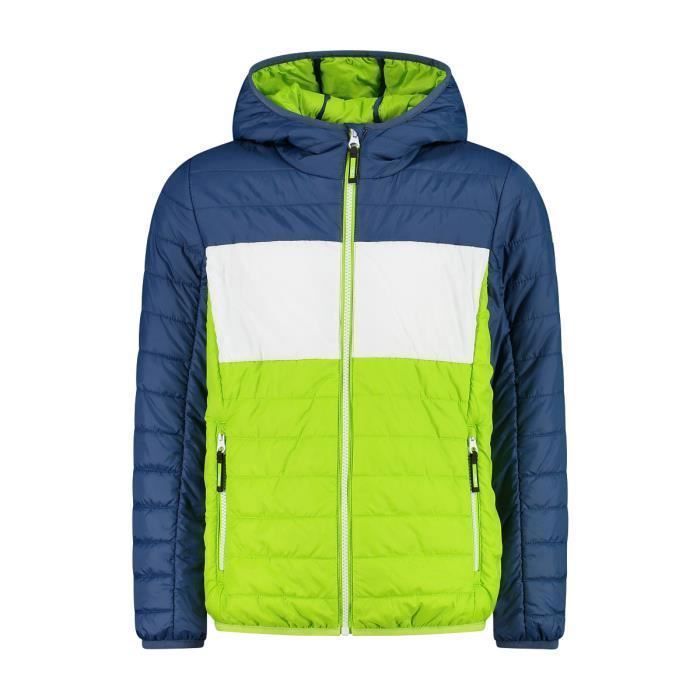Veste à capuche enfant CMP - limegreen-dusty blue/bleu/blanc - 5 ans Veste à capuche enfant CMP - limegreen-dusty blue/bleu/blanc - 5 ans