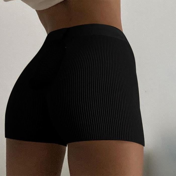 Short Ample Coton Femme COMEOR - Short Été Décontracté Poches Sport Yoga Course Gym