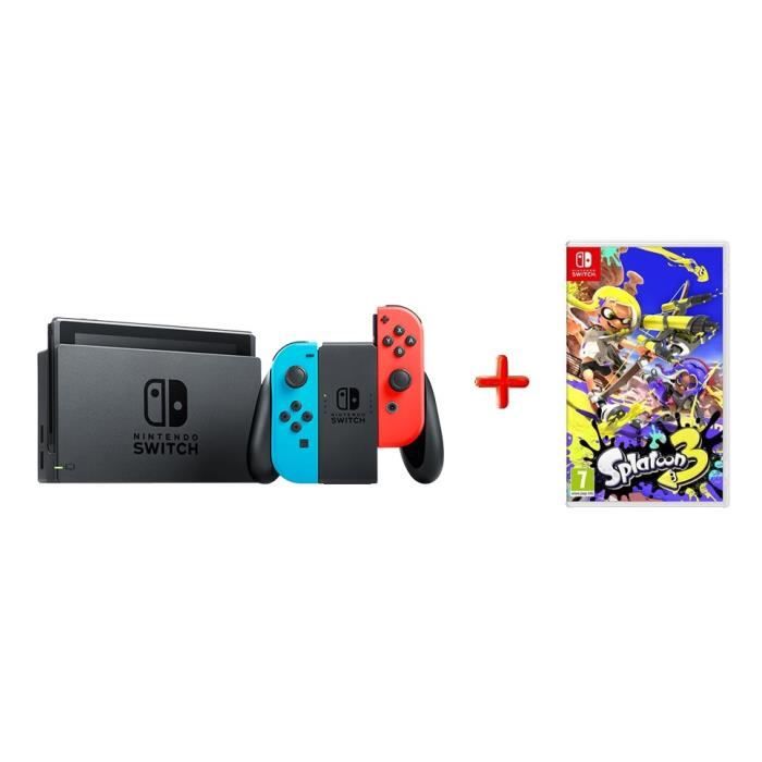 Console Portable - NINTENDO - Switch - Neon - Splatoon 3 - Blanc