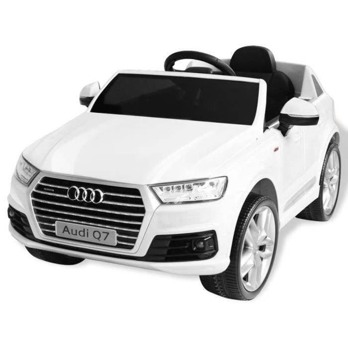 Voiture Electrique Pour Enfants Audi Q7 Blanc 6 V Achat Vente