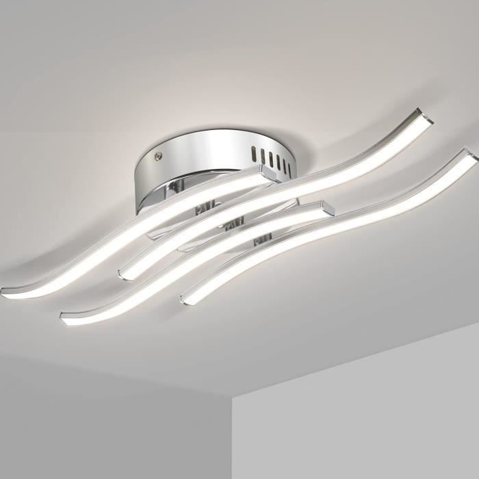 Plafonnier Suspendu Hofstein – Design Moderne Argenté – 1 à 3 Ampoules – Luminaire 133943