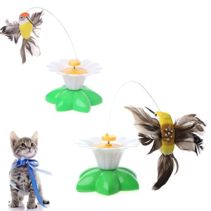 Funny Animal Chat Chaton Jouets Teaser Electric Interactive Rotatif Papillon Rod Jouet De Jeu Pour Chat Achat Vente Jouet Funny Animal Chat Chaton Cdiscount