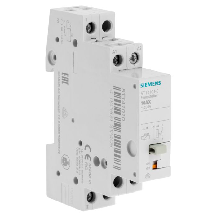 Télérupteur Modulaire SIEMENS – 1 Module DIN – 1 Contact NO