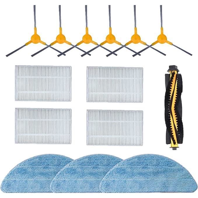 Filtre Brosse Chiffon de Rechange Ensemble daccessoires pour Aspirateur Robot