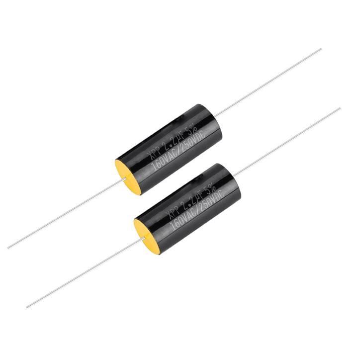 GOTOTOP diviseur de fréquence audio Condensateur 2PCS condensateur diviseur de fréquence