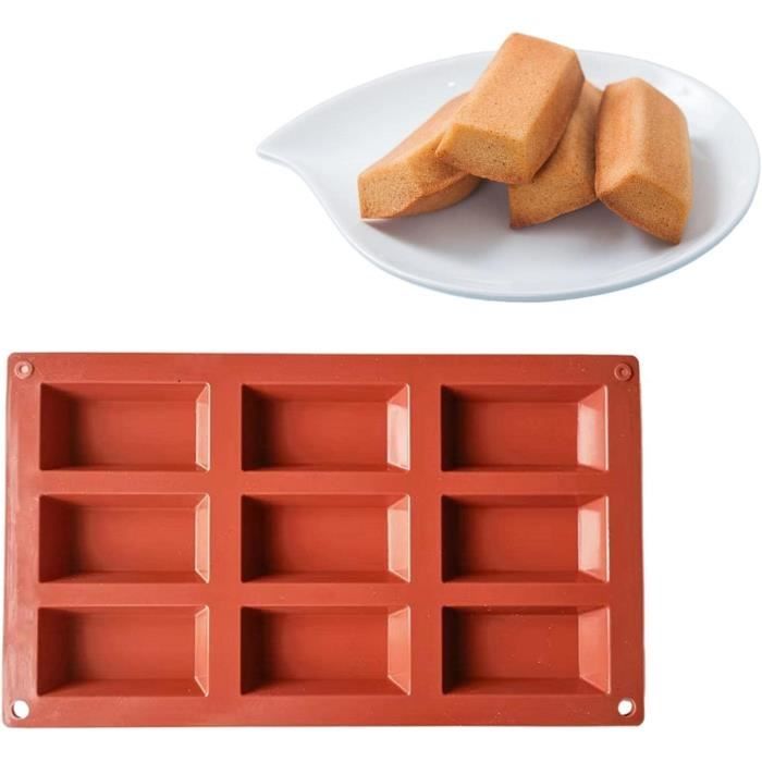 Lot De 2 Moules à Baguette En Silicone - 9 Et 4 Cavités - Résistant à 240°C, Facile à Démouler, Compatible Four Et Micro-ondes
