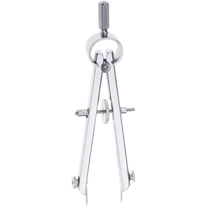 Compas Micrométrique Liderpapel 911853 - Circonférence 38 Cm, Réglage Rapide, Mine 2 Mm, étui, Couleurs Assorties