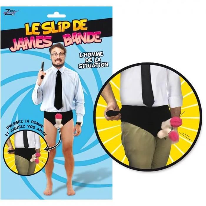 Cadeau humoristique pour homme avec slip James bande (x1) R/G021 Achat / Vente Cadeau