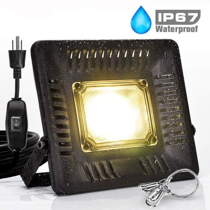 Lampe de Plante SWAREY 50W LED Lumière dinondation remplissage à spectre complet