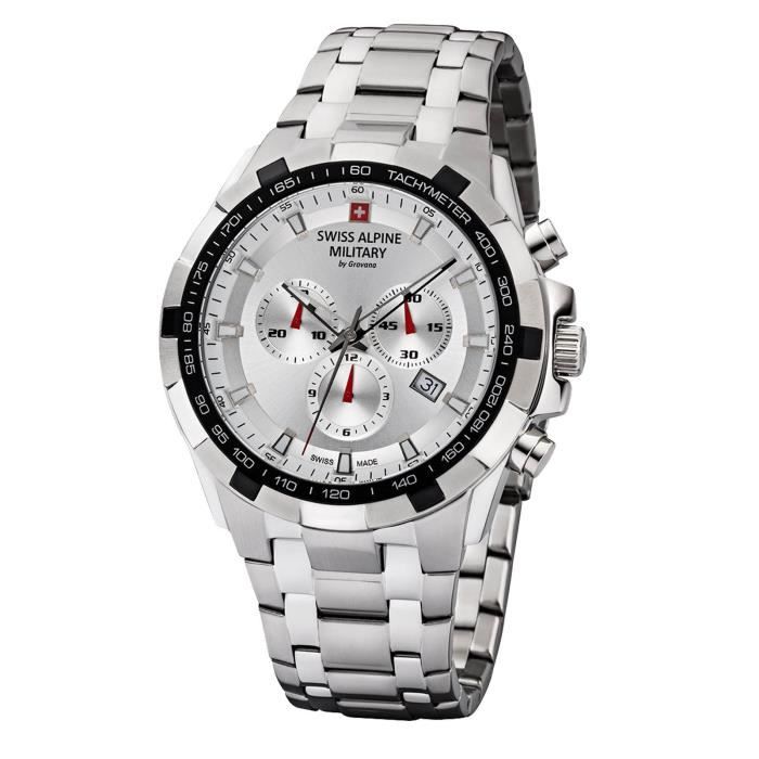 Swiss Alpine Military 7043.9132SAM Herrenuhr Chronograph Achat vente montre Cdiscount