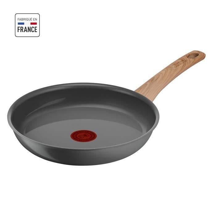 Wok Blush 30 Cm De Cook & Pan - Compatible Induction, Revêtement Céramique Sans PFAS, Aluminium, Rose Poudré